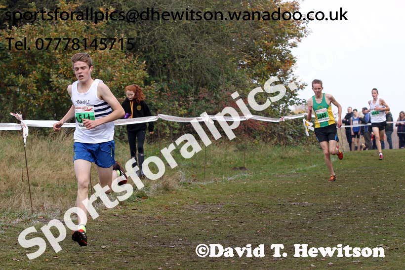 Men under-17s, National Cross Country Relays, Berry Park, Mansfield. Photo: David T. Hewitson/Sports for All Pics